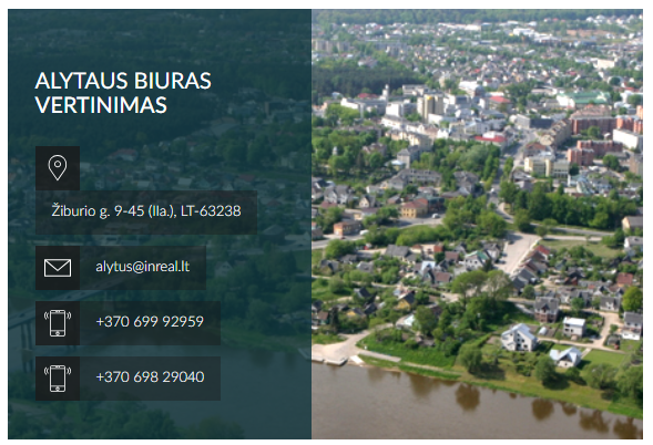 Pasikeitė INREAL Alytaus biuro adresas