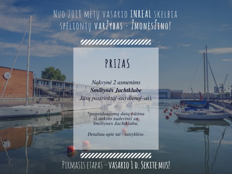 INREAL rengia spėlionių varžybas #ŽmonėsŽino!
